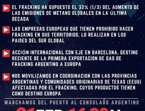 Marcha: Acción de Solidaridad Internacional contra el Fracking
